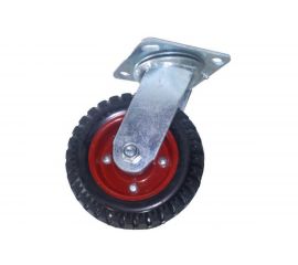 Колесо литое поворотное с протекторной резиной PS 160 (160 мм; 200 кг) А5 1001069 