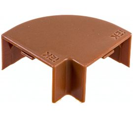Поворот IEK ELECOR 90град КМП 25x16 дуб 4шт.компл EL-KK10D-P-025-016-K11 