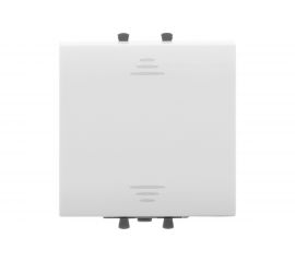 Модульный 1-клавишный выключатель DKC Avanti ""Белое облако"", 2 модуля, 16А, IP20, белый 4400102 