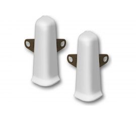 Угол наружный для плинтуса 85 мм DECONIKA 002 Светло-серый, 1 шт. Д-П85-Нк-Ф2 002 СВТ СЕР 