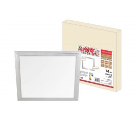 Светодиодная панель TDM серии СВО 295х295, 14 Вт, 3000 К, хром, Народная без драйвера SQ0329-0208 