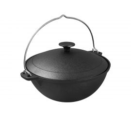 Казан с крышкой MYRON COOK чугун, 8 л MC0082 