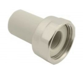 Переходник FV-PLAST пластмассовый с накидной гайкой 20x3/4 150 50 225022 