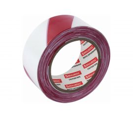 Сигнальная лента BRAUBERG Грандмастер, красно-белая, 50 мм х 200 м, основа полиэтилен 604890 