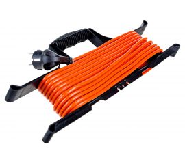 Силовой удлинитель ЭРА UFx-1e-3x0.75-10m-IP44 на рамке, c заземлением, 1 гнездо, 10м, ПВС, 3x0.75 Б0046825 