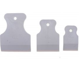 Набор шпателей НАШ ИНСТРУМЕНТ резиновые, 40, 60, 80 мм белые, 3 шт 020608-002-003 