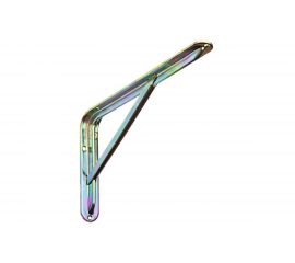 Кронштейн с ребром ALDEGHI LUIGI SPA 490х320х41 мм, оцинкованный, цвет: жёлтая оцинкованная сталь 2521AT55_P8 