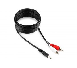 Аудио кабель Cablexpert джек3.5 / 2xRCA, 5 м, CCA-458-5M 