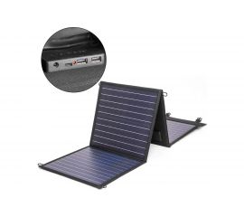 Складная влагозащищенная солнечная батарея TopOn 80W 18V DC, Type-C PD 60W, USB QC3.0 18W, USB 12W, на 4 секции TOP-SOLAR-80 