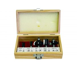 Набор фрез 0501 (5 шт; хвостовик 8 мм) по дереву Калибр 00000024852 