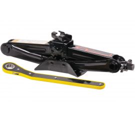 Ромбический домкрат АвтоDело 1 т, с трещоткой 100-350 мм 43110 10521 