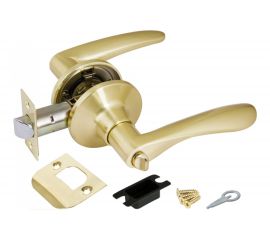 Ручка защелка PUNTO 6020 SB-B фик. мат. золото 34655 