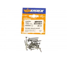 Саморез по металлу VIPКрепеж черный 3,5х32 м 19 шт 10008 VIPL 