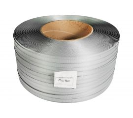 Лента Кордленд ПП, 15х0,6 мм х 2 км, 190 кгс, серый, М/ПА PP-00677 