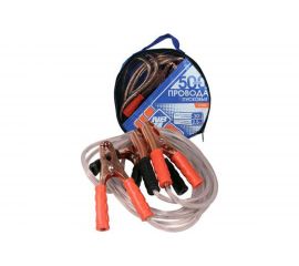 Пусковые провода Nova Bright 500А с прозрачной изоляцией, в сумке, 2.5 м 37662 