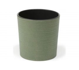 Кашпо с вкладышем LAMELA Sp.z o. 844 MALWA ECO dluto 30х30.5 см, зеленое 058930 