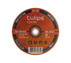 Диск отрезной по металлу A46TBF (230х2.0х22.2 мм) Tulips tools EA11-220 
