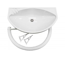 Раковина ТП Системы пластик, в комплекте с сифоном и кронштейнами 29 