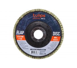 Диск лепестковый (125х22.2 мм; Р100) Tulips tools EA06-810 