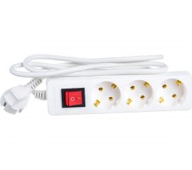 Бытовой удлинитель с выключателем Volsten S 3x1,5-ZDV, 9327 