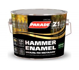 Эмаль темно-зеленая молотковая по металлу PARADE Z1 543-388 0,45 л Лк-00002092 