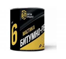 Битумно-резиновая мастика БИТУМ ПРОДУКТ 2 кг BP-16 