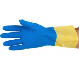 Химостойкие неопреновые комбинированные перчатки АМПАРО Комета р. M, 2 пары 6870 (457415)-M 