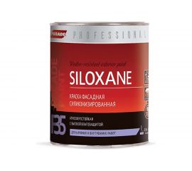 Краска фасадная силиконизированная PARADE F35 SILOXANE база А 0,9 л Россия Лк-00004108 