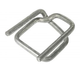 Пряжка Кордленд оцинкованная, 16x29x3 мм, для ПП/ПЭТ ленты 15-16 мм, 1000 шт. PR-16zn KREP-00183 