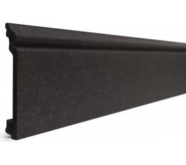 Плинтус напольный ударопрочный влагостойкий Decor-Dizayn цвет графит 100x16x2400 мм 701-94 