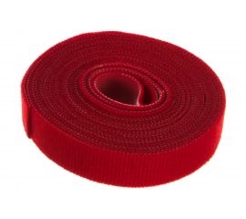 Универсальная лента велькро (5мх20.5 мм, красная) FORTISFLEX ЛВУ 78438 
