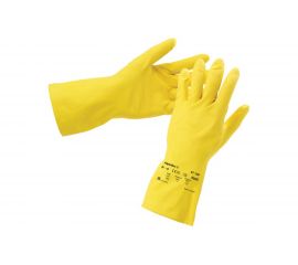 Перчатки ANSELL ALPHATEC 87-190, желтые, латекс, р. 9.5-10 1470-10 