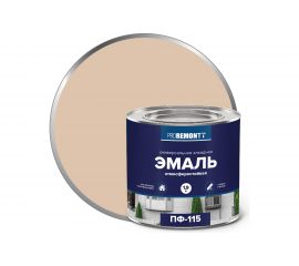 Эмаль PROREMONTT ПФ-115 слоновая кость RAL 1015, 1.9 кг Лк-00009799 