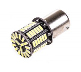 Автолампа диод S25 P21W 66 SMD диодов BA15s 1-контурная белая SKYWAY S08201397 