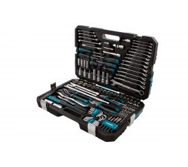 Набор инструментов Gross 115 предметов, 120 зубьев, CrV, 1/4, 1/2 14152 