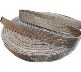 Ременная лента Эбис 20 мм, 50 м, серебро 72320 