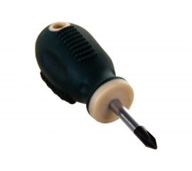 Крестовая магнитная отвертка ROCKFORCE Profi S2 PH1.0х30мм, на пластиковом держателе RF-70310030 