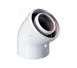 Коаксиальный отвод Baxi 45, диаметр 60/100 мм KHG71410231 