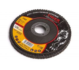 Круг зачистной лепестковый NORMAL (125х22 мм; P60) TIGER ABRASIVE 00-00000135 
