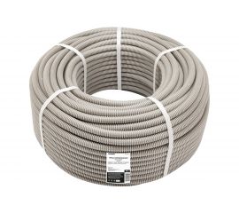 Гофрированная труба из ПВХ REXANT с зондом d 20 мм серая 100 м 28-0020-2 