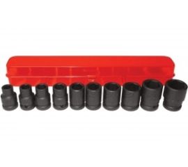 Набор 6 гранных ударных головок 1/2"", 10 шт. FORCE 4109-18 