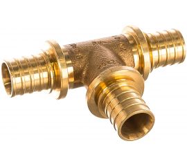 Равнопроходной тройник Rehau 20 20 20 бронза RX 13777261001 