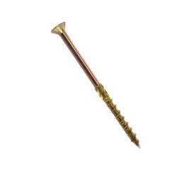 Конструкционный универсальный саморез Bullit 6х200 желт., потай, TX30 14-0016500 