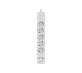 Удлинитель с USB зарядкой HARPER UCH-560 White H00003014 