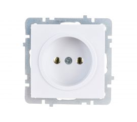 Розетка Nilson 1-местн. СУ , TOURAN-ALEGRA-THOR, белый 24110415 