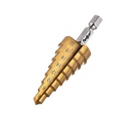 Сверло по металлу ступенчатое 6-20 мм для отверстий 6,8,10,12,14,16,18,20 мм РемоКолор 35-5-020 