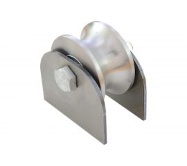 Ролик для ворот Rolik-Opt металл, d.65 мм, под трубу d.3/4"", на пластинах С3611 