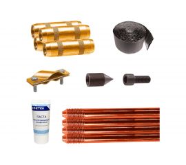 Комплект заземления EZETEK EZ – 6 6 метров, 14мм, 4х1500мм без коробки 90011-1 