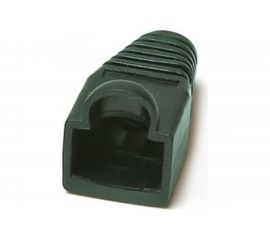 Изолирующий колпачок для разъемов RJ-45 Hyperline BOOT-BK-10, черный, 10 штук 251952 