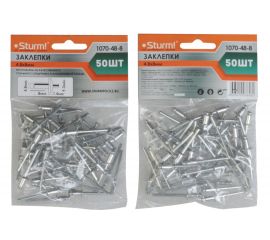 Заклепки алюминий/сталь (50 шт; 4.8х8 мм) Sturm 1070-48-8 